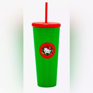 Hello Kitty Holiday Pyramid Acrylic Travel Tumbler